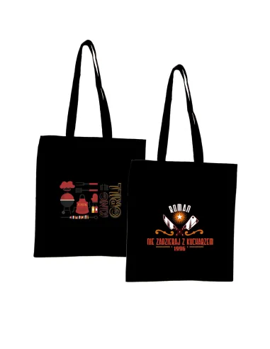 Eko Torba z nadrukiem PREZENT KING OF THE GRILL