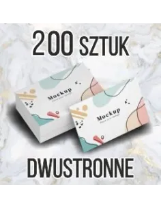 WIZYTÓWKI 200 szt. 48h szybki druk EXPRESS 2 strony