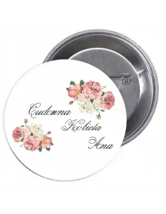 Przypinki buttony DZIEŃ KOBIET  znaczki badziki z grafiką