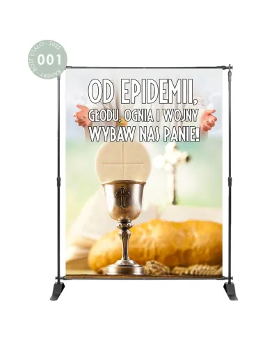 BANER NA BOŻE CIAŁO dekoracja OŁTARZA 200x150cm