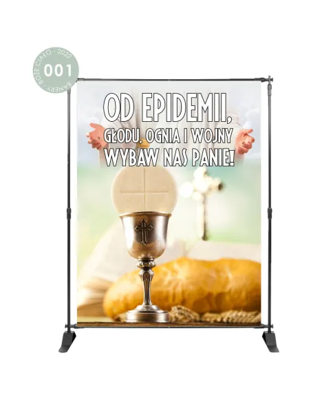 BANER NA BOŻE CIAŁO dekoracja OŁTARZA 200x150cm