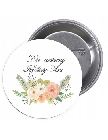 Przypinki buttony DZIEŃ KOBIET  znaczki badziki z grafiką