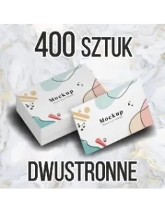 WIZYTÓWKI 400 szt. 48h szybki druk EXPRES 2 strony