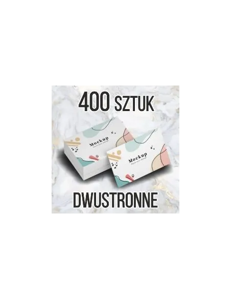 WIZYTÓWKI 400 szt. 48h szybki druk EXPRES 2 strony