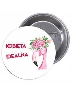 Przypinki buttony DZIEŃ KOBIET  znaczki badziki z grafiką