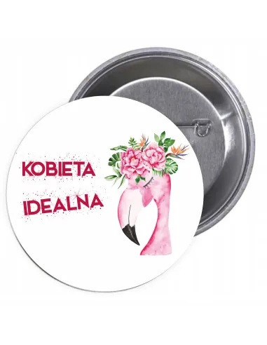 Przypinki buttony DZIEŃ KOBIET  znaczki badziki z grafiką