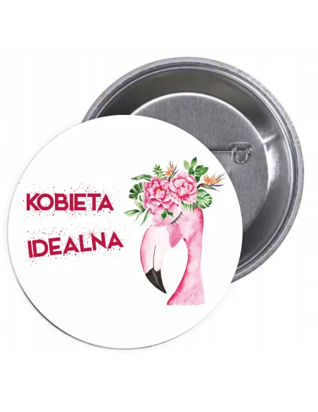 Przypinki buttony DZIEŃ KOBIET  znaczki badziki z grafiką