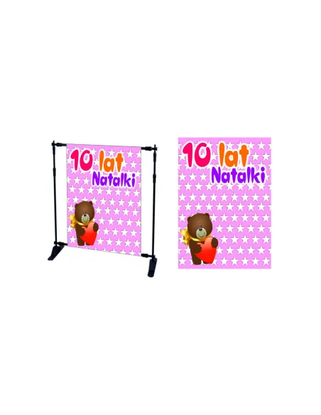 Ścianka fotograficzna Tło fotograficzne Vinylowe na Urodzinki dla dziewcznki