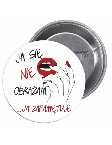 Przypinki buttony DZIEŃ KOBIET  znaczki badziki z grafiką