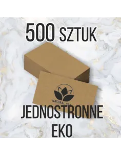 WIZYTÓWKI EKO na papierze ekologicznym 500 szt. 48h szybki druk EXPRESS