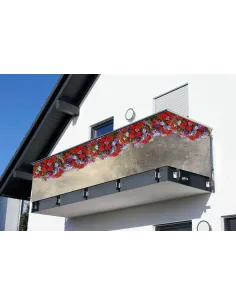 OSŁONA Balkonowa na balkon siatka pod wymiar kwiat