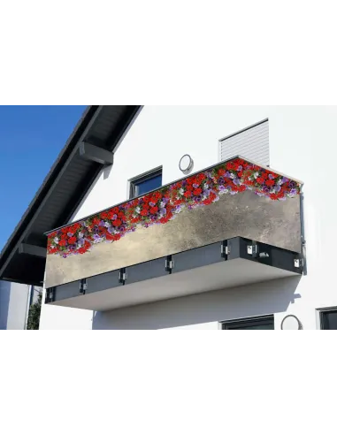 OSŁONA Balkonowa na balkon siatka pod wymiar kwiat