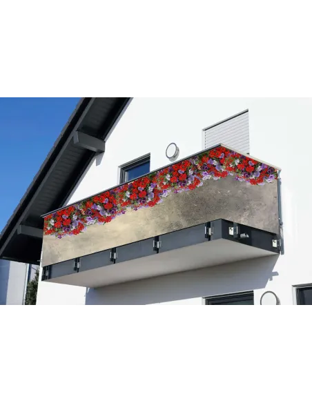 OSŁONA Balkonowa na balkon siatka pod wymiar kwiat