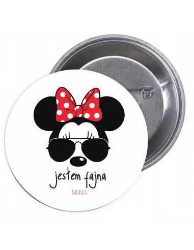 Przypinki buttony DZIEŃ KOBIET  znaczki badziki z grafiką