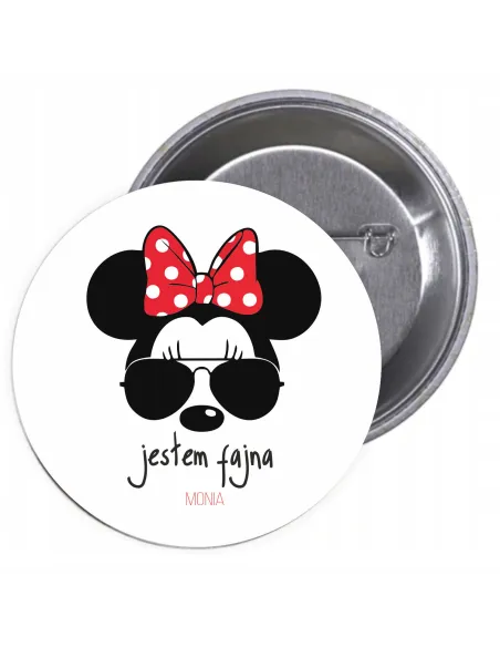 Przypinki buttony DZIEŃ KOBIET  znaczki badziki z grafiką