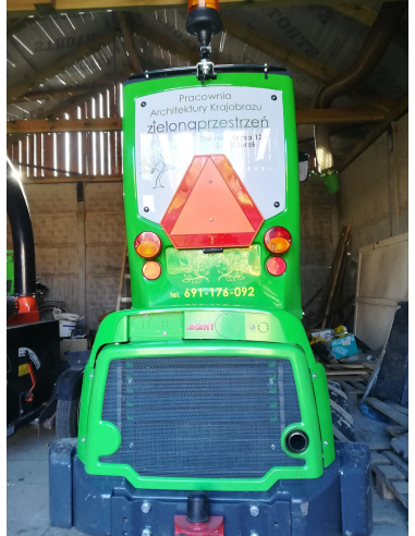 Reklama Folia OWV One Way Vision naklejka na szybę okno samochodowe