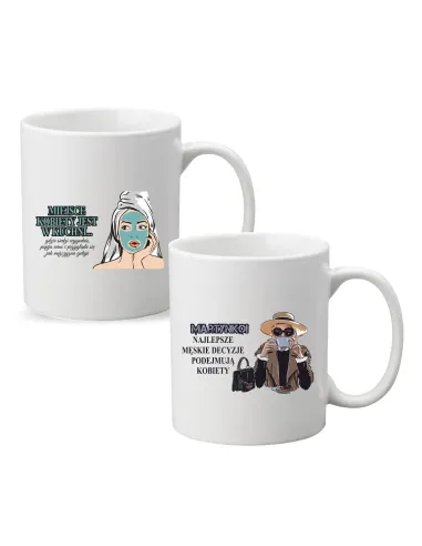 Kubek z nadrukiem MIEJSCE KOBIETY JEST W KUCHNI