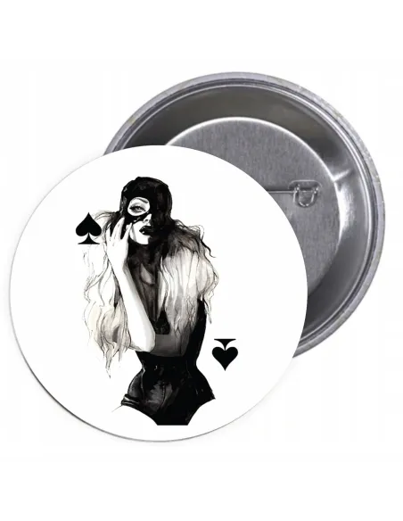 Przypinki buttony DZIEŃ KOBIET  znaczki badziki z grafiką