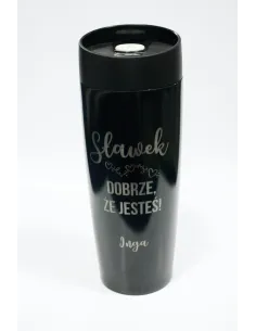 Kubek termiczny z grawerem - prezent na walentynki