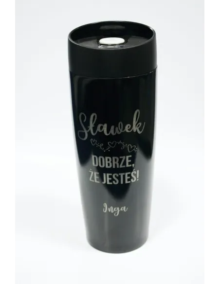 Kubek termiczny z grawerem - prezent na walentynki