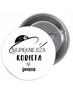 Przypinki buttony DZIEŃ KOBIET  znaczki badziki z grafiką