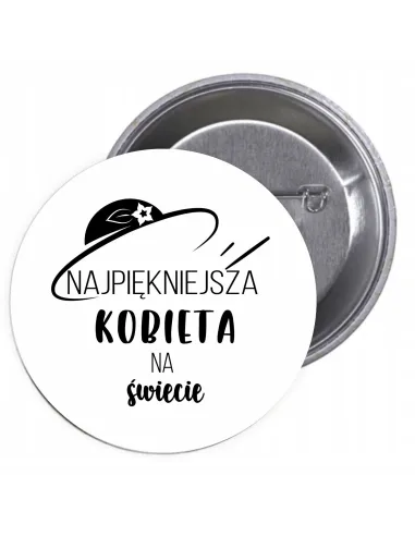 Przypinki buttony DZIEŃ KOBIET  znaczki badziki z grafiką