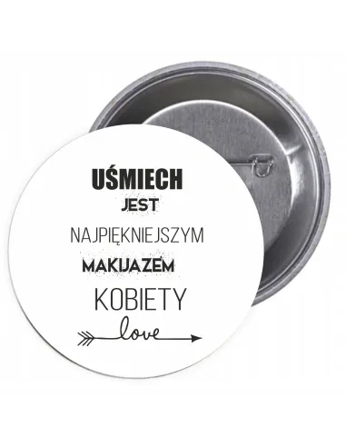 Przypinki buttony DZIEŃ KOBIET  znaczki badziki z grafiką