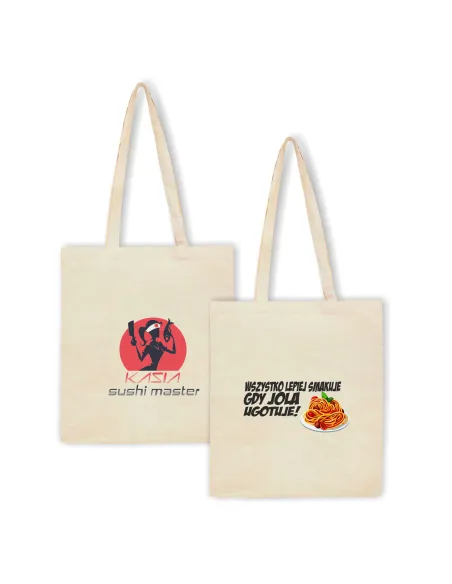 Eko Torba z imieniem napis SUSHI MASTER