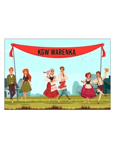 Magnesy na lodówkę - KGW WARENKA - drukarnia, hurtownia, producent magnesów na lodówkę - druktur.com