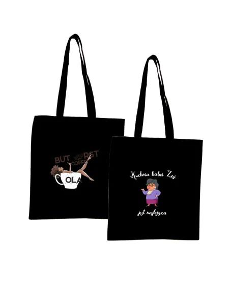 Eko Torba z imieniem PREZENT BUT FIRST COFFE