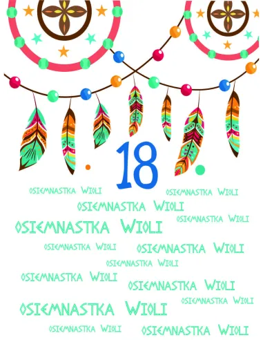 Tło fotograficzne ścianka do zdjęć 18 nastka Kasi