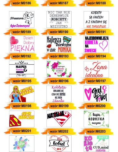 Magnesy na lodówkę - DZIEŃ KOBIET - drukarnia, hurtownia, producent magnesów na lodówkę - druktur.com