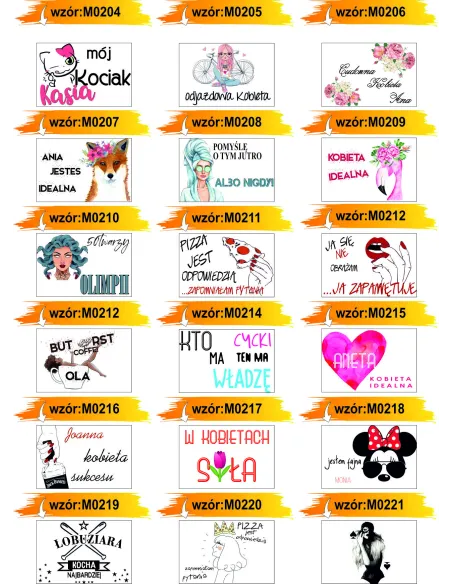 Magnesy na lodówkę - DZIEŃ KOBIET - drukarnia, hurtownia, producent magnesów na lodówkę - druktur.com