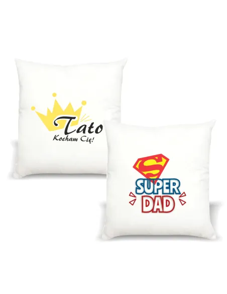 Poduszka nadrukiem PREZENT TATO KOCHAM CIĘ