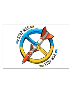 Magnesy na lodówkę - SOLIDARNOŚĆ Z UKRAINĄ- STOP WAR - drukarnia, hurtownia, producent magnesów na lodówkę - druktur.com