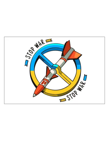 Magnesy na lodówkę - SOLIDARNOŚĆ Z UKRAINĄ- STOP WAR - drukarnia, hurtownia, producent magnesów na lodówkę - druktur.com