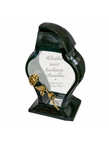 ZNICZ z napisem grawerem dla dziecka nagrobne