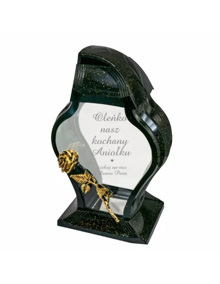 ZNICZ z napisem grawerem dla dziecka nagrobne