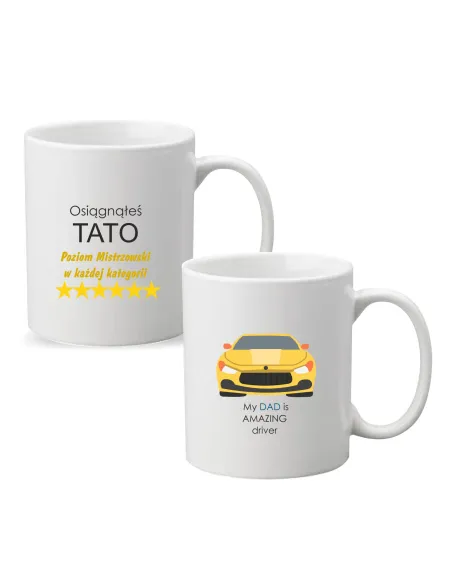 Kubek z nadrukiem PREZENT OSIĄGNĄŁEŚ TATO