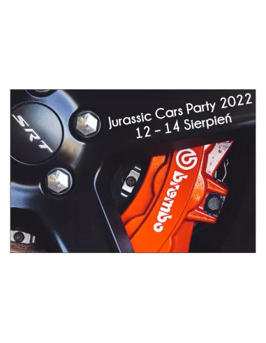 Magnesy na lodówkę - JURASSIC CARS PARTY 2022, 12-14 SIERPIEŃ- drukarnia, hurtownia, producent magnesów na lodówkę - druktur.com