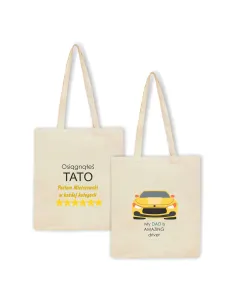 Eko Torba z nadrukiem PREZENT OSIĄGNĄŁEŚ TATO