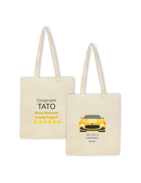 Eko Torba z nadrukiem PREZENT OSIĄGNĄŁEŚ TATO