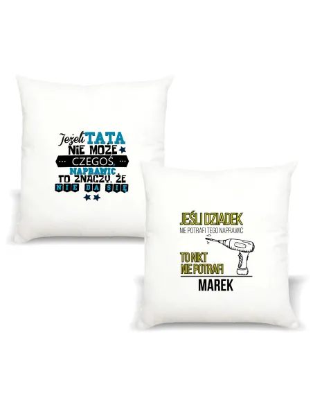 Poduszka z imieniem PREZENT dla DZIADKA
