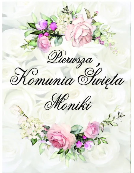 Tło fotograficzne ścianka do zdjęć chrzest święty