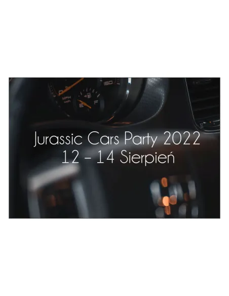 Magnesy na lodówkę - JURASSIC CARS PARTY 2022, 12-14 SIERPIEŃ- drukarnia, hurtownia, producent magnesów na lodówkę - druktur.com