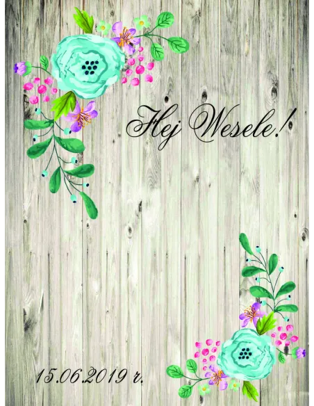 Tło fotograficzne ścianka do zdjęć wesele