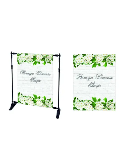 Tło fotograficzne ścianka do zdjęć Pierwsza Komunia Święta