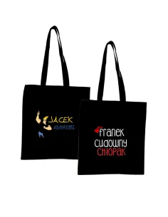 Eko Torba z imieniem napis NAJWIĘKSZY PRZYSTOJNIAK