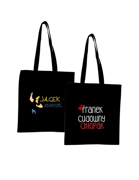 Eko Torba z imieniem napis NAJWIĘKSZY PRZYSTOJNIAK