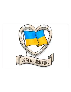 Magnesy na lodówkę - SOLIDARNOŚĆ Z UKRAINĄ- PRAY FOR UKRAINE- drukarnia, hurtownia, producent magnesów na lodówkę - druktur.com